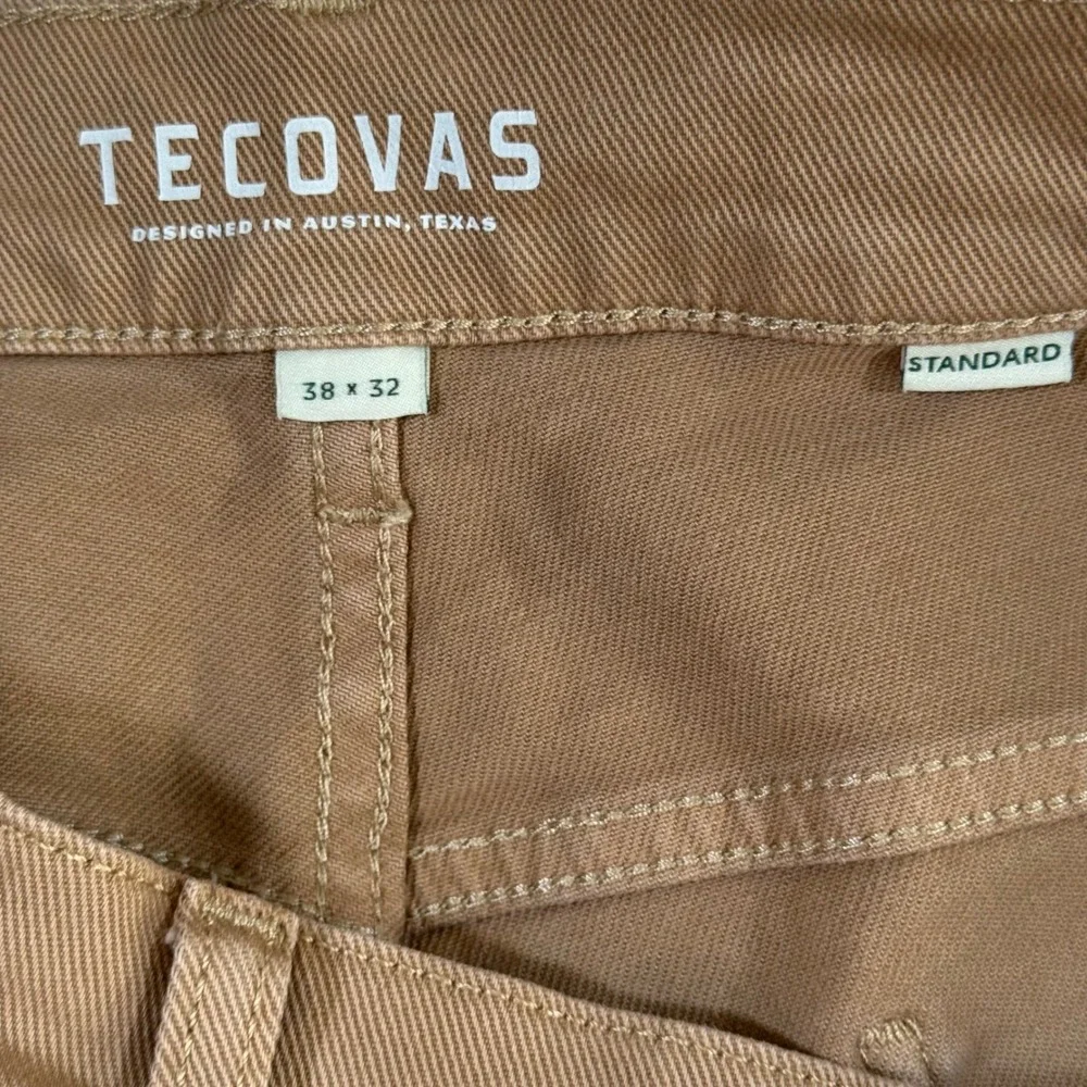 Tecovas Everyday Standard Jean 38x32 Tobacco Brown Tan Straight Leg  Men's